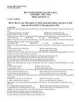 Đề cương ôn tập Giữa kì 2 Lịch sử 11 năm 2023–2024 trường THPT Bùi Thị Xuân (Lâm Đồng)